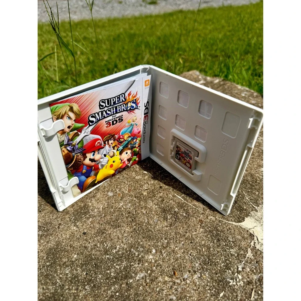Super Smash Bros Nintendo 3DS Game CIB Fighting Mario Link Pikachu -Tested